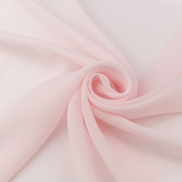 Chiffonmateriale, meget lyserosa farve