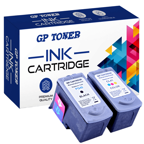 2x blækpatroner til Canon C40+C41 GP