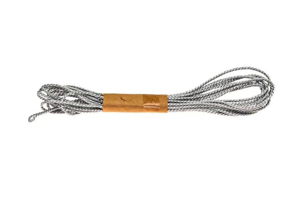Hopeanvärinen punottu nyöri Brewis SP2