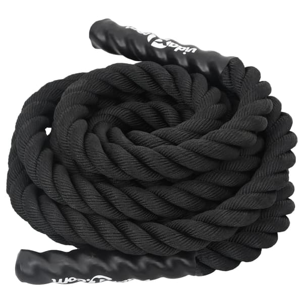 vidaXL Träningsrep, Svart, 6 m, 4,5 kg, Polyester