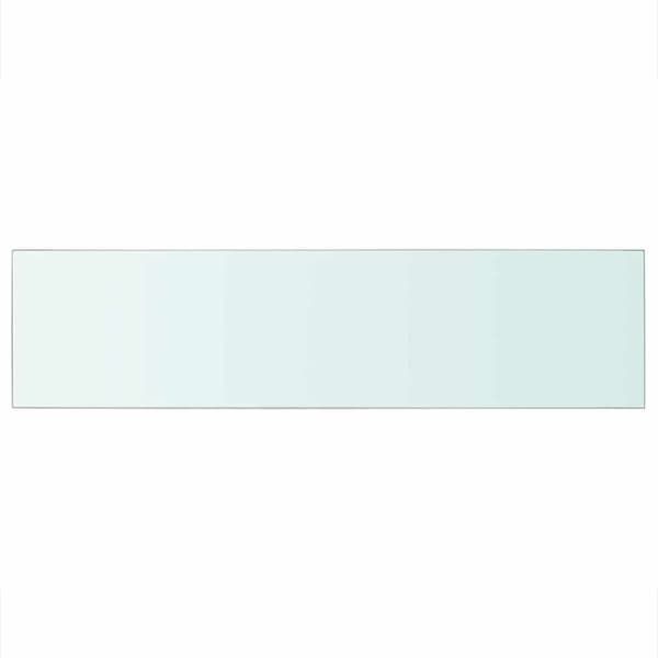 vidaXL klart glaspanel 100x25 cm