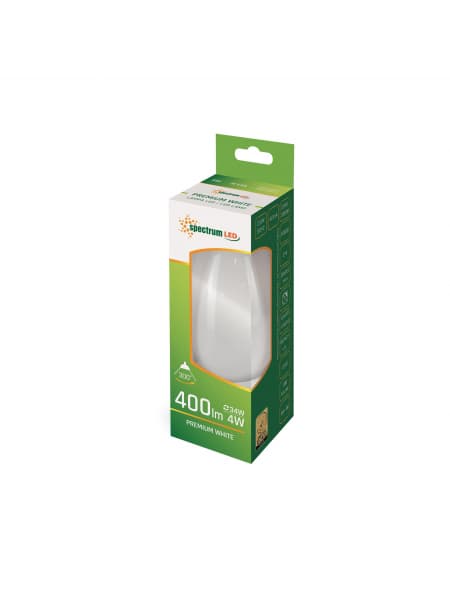 LED-kynttilälamppu 4W COG, 2700K WOJ+14069