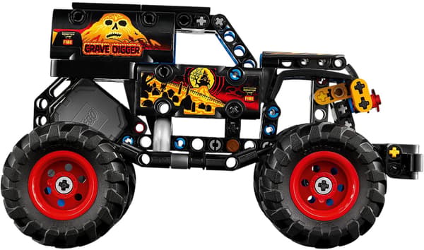 LEGO Technic Monster Jam Gravgrävare Eld & Is 263-delars set (42219)