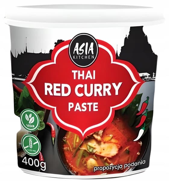 Rød karrypasta 400g - Asia Kitchen