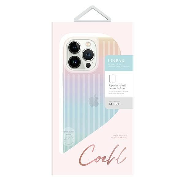 UNIQ Coehl Linear cover til iPhone 14 Pro, opal