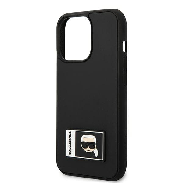 Karl Lagerfeld Ikonik Patch-etui til iPhone 13 Pro / 13, sort