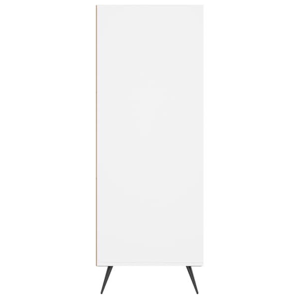 vidaXL Hylla, Vit, 69,5x32,5x90 cm, Träbaserat material