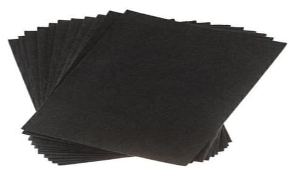 Filt A4 sort 1mm 10 stk