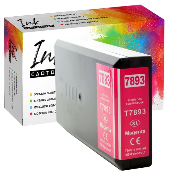 Blæk til Epson Epson WF-5110DW WorkForce Pro Magenta GP-E7893M