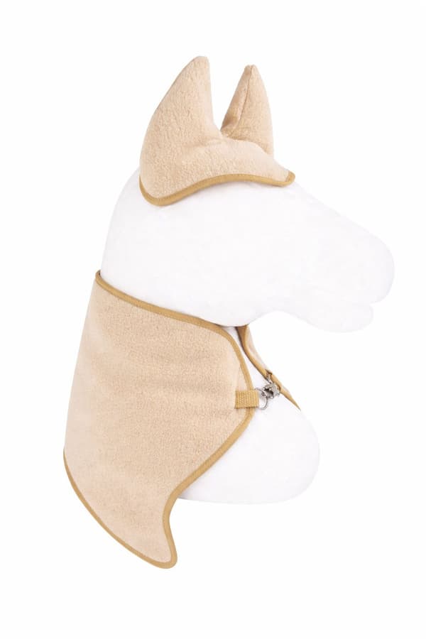 Käpphäst A3-set: Fleecetäcke + Hörselkåpor - Beige
