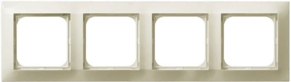 Firedobbelt stel - ecru-præg