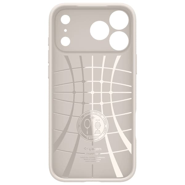 Spigen Liquid Air cover til iPhone 17 Pro i titanium