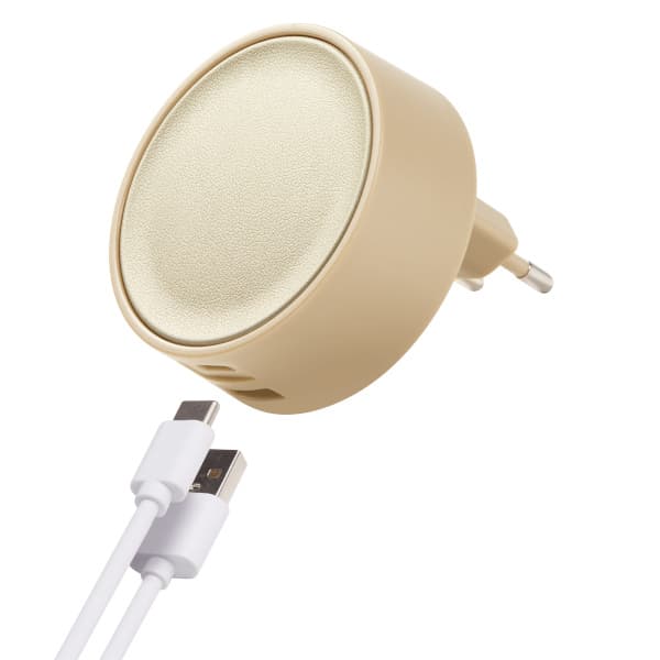 Lexon Poweron 30W USB-C/USB-A Guld Vægoplader