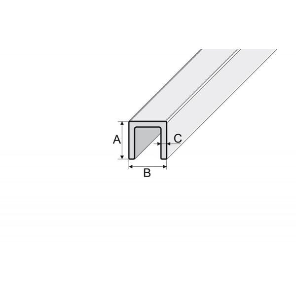 Stribe B30 Sølv 100cm
