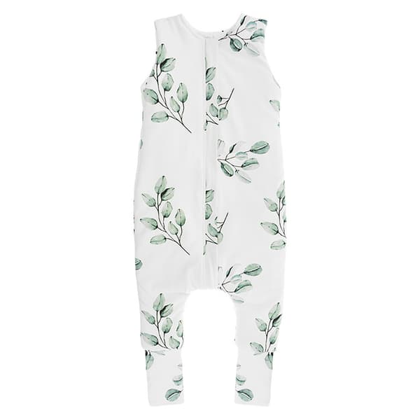 Sovepose med ben S (1-2 år) Eukalyptus/Sorte Prikker