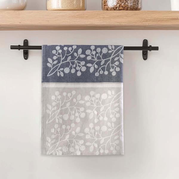 Kökshandduk i bomull 50x70 PEARL blå