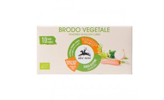 Dadi Bio Vegetale grøntsagsbouillonterninger 100g - Alce Nero