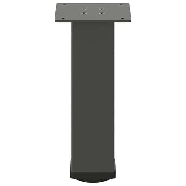 vidaXL Soffbordsben, 4 st, Antracit, 42-44 cm, Stål