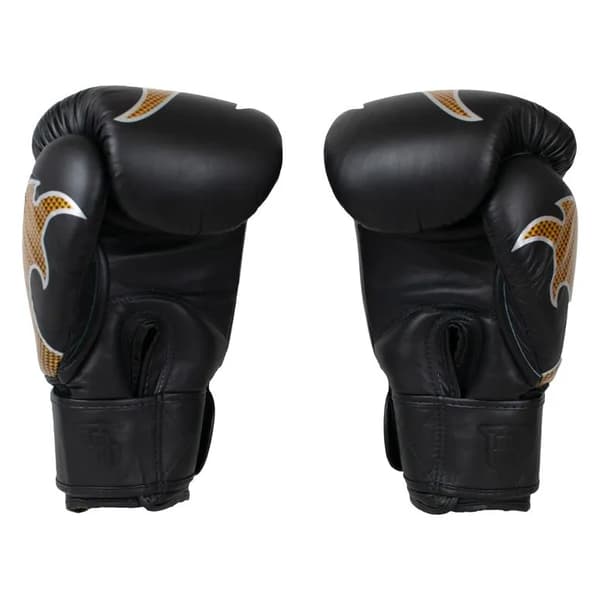 Top King Empower 16OZ Muay Thai Boksehandsker Sort/Guld