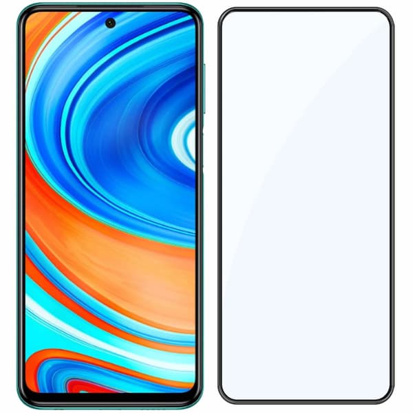 Härdat glas för XIAOMI REDMI NOTE 9 PRO / 9S med helskärmstäckning