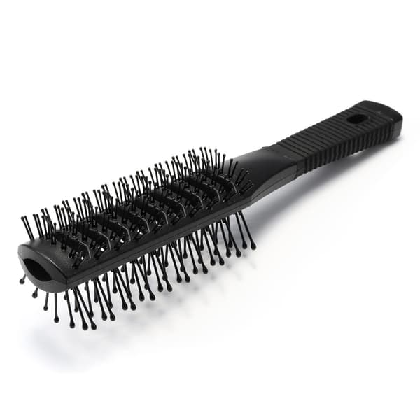 Dubbelsidig hårborste 21 cm 2-i-1 för kamning och styling