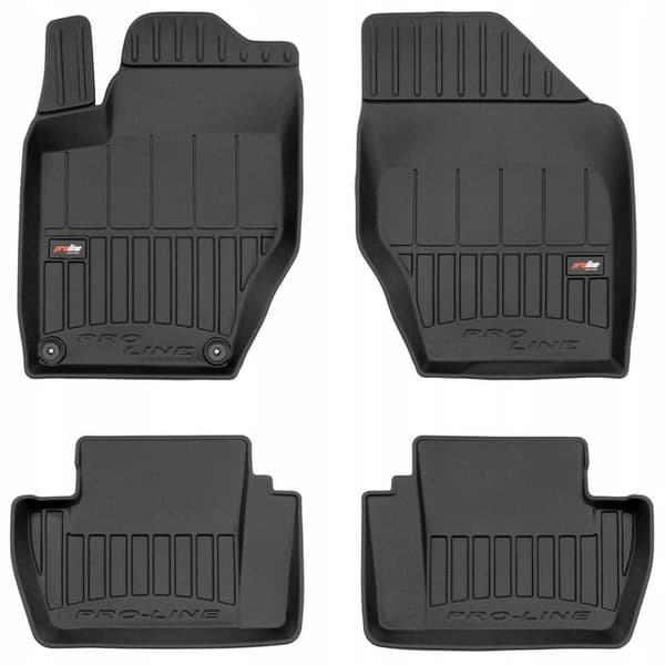 GUMMI MÅTTER OG DØRMÅTTER CITROEN C4 2 2010-2018 3D TRUD