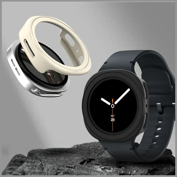 Araree Amy-etui til Samsung Galaxy Watch 8 44mm sort