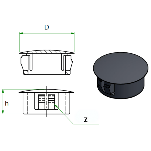 Snabbplugg Fi38 20 ST