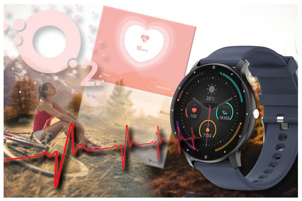 SMARTKLOCKA UNISEX GRAVITY GT1-1 PRO - BLUETOOTH-SAMTAL, EXTRA REM (sg027a)