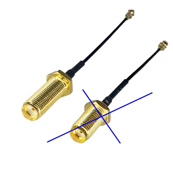 Pigtail uFL / SMA-fatning RF1.13 5 cm lang