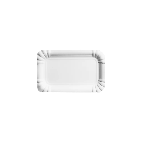 Europeisk engångspapperslåda, vit, 10x16 cm, 100 st.
