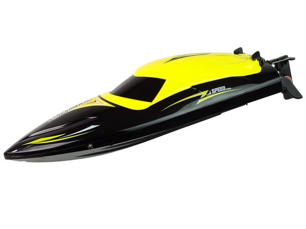Fjernstyret motorbåd 2.4G Gul 35 km/t