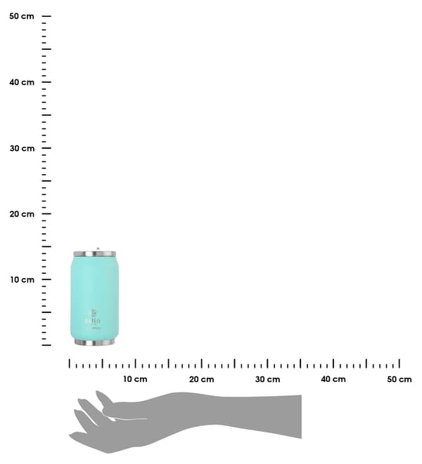 Bermudan vihreä 300 ml mintunvihreä termosmuki pillillä