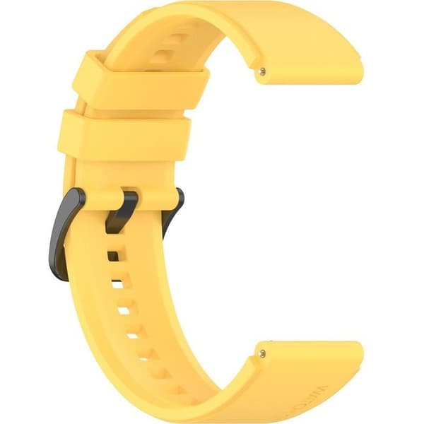 Silikone rem 22mm universal, gul