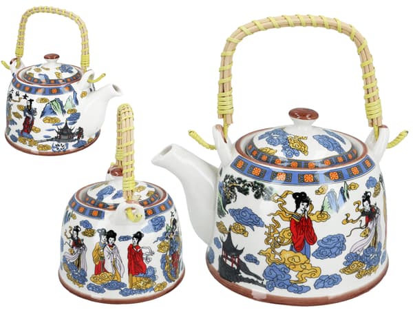 Keramisk elkedel med infuser