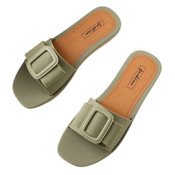 Cevoli Damflip-Flops med Spänne Grön 38/39