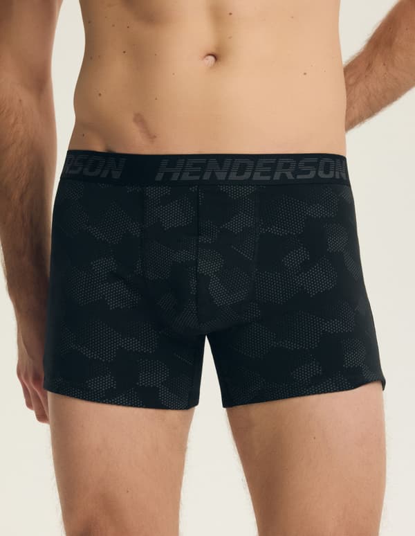 Henderson Bench 3-pak boxershorts | sort, grå M