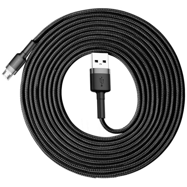 Baseus USB-micro USB -kaapeli 2A 3m kaksipuolinen pitkä