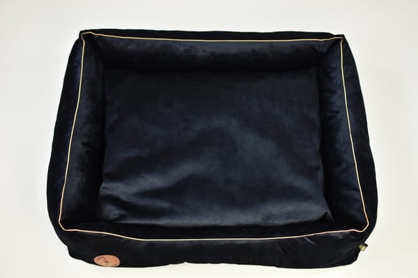 CEZAR-sohva musta sametti S - 70cm x 60cm