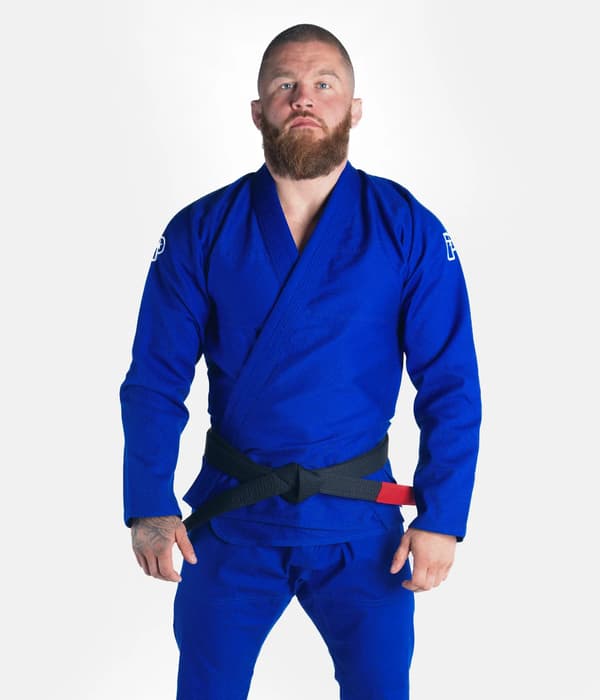 Progress Kimono/Gi BJJ Herr The Academy Blå + Vitt Bälteset A2