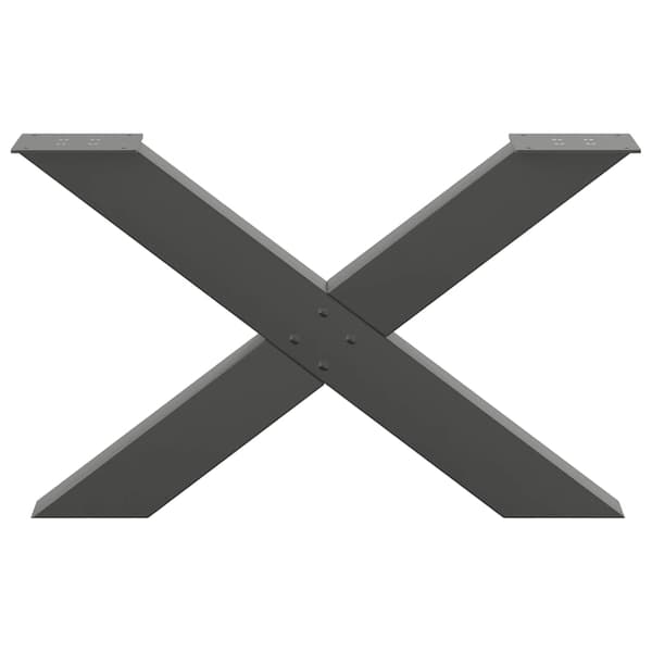 vidaXL X-formede sofabordsben 2 stk. antracit