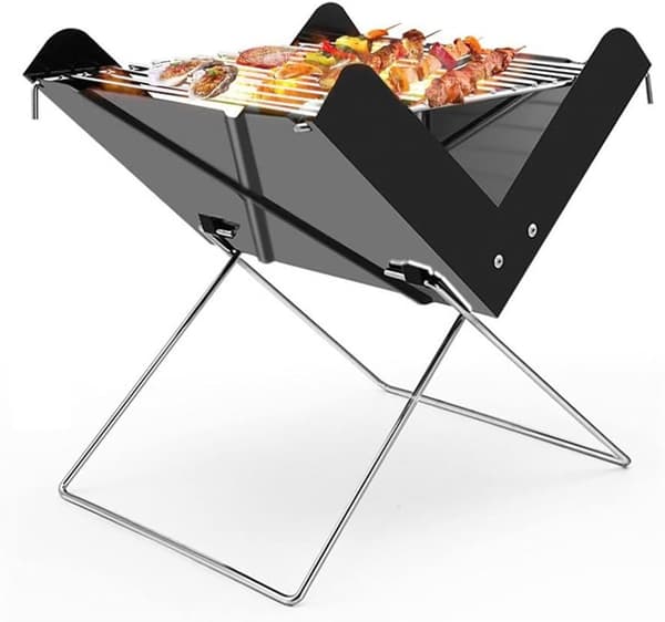TG71418 MINI FOLDBAR HAVEGRILL TIL CAMPING, BÆRBAR