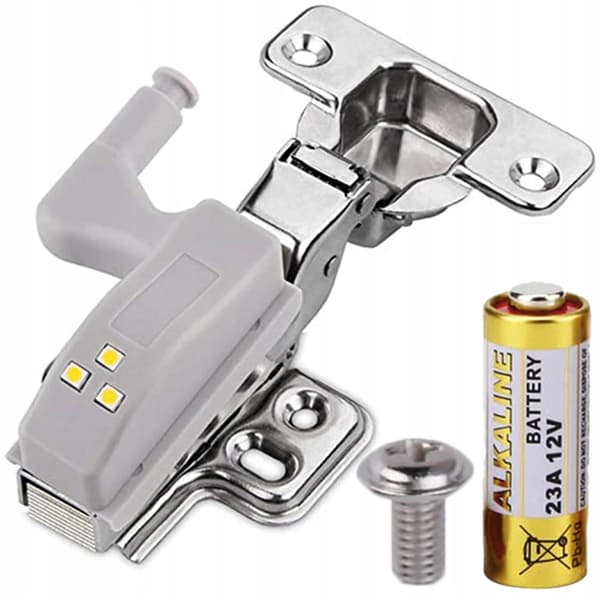 10x GARDEROBELAMPE, HÆNGSEL, LED, BATTERIER, AKS-KIT