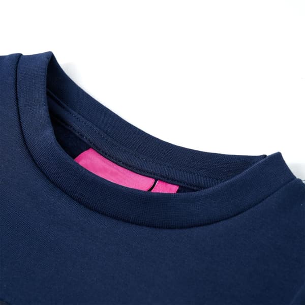 Børnesweatshirt, marineblå, 128