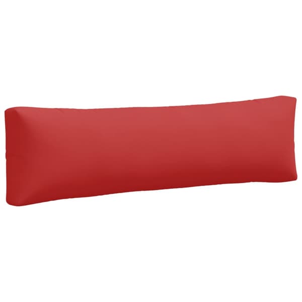 vidaXL pallehynder til sofa, sæt med 2, rød, stof