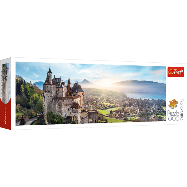 29055 1000 Panorama Menthon Castle pussel, Frankrike