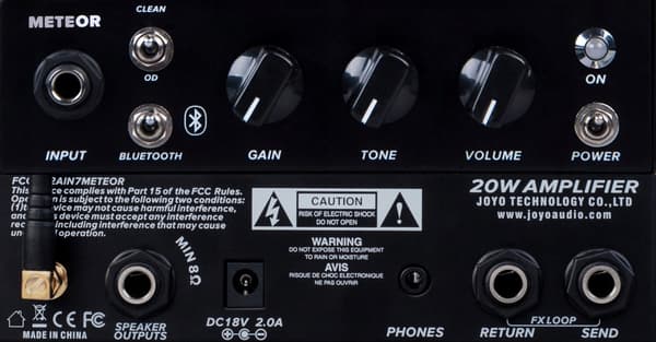 Joyo Bantamp Meteor - 20W minigitarrhuvud