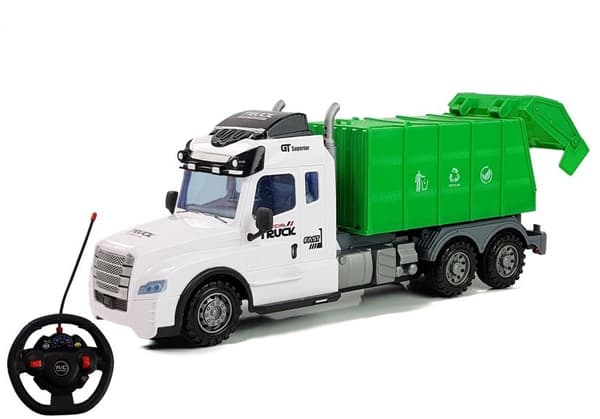 Kauko-ohjattava roska-auto