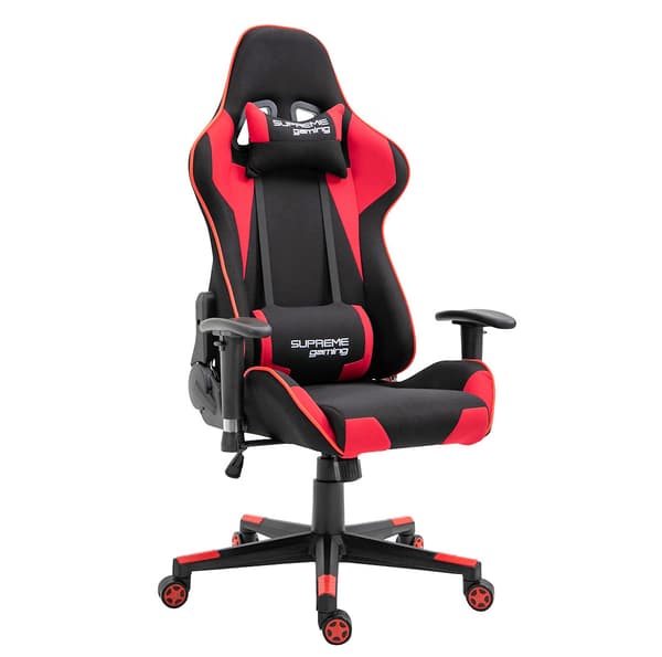 Fåtölj Gaming PlayMaker svart/röd