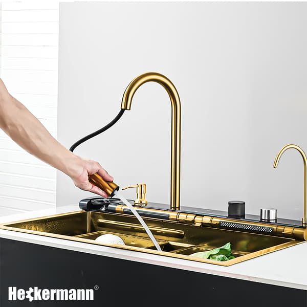 Heckermann B7546X Guldfärgad multifunktionell diskho